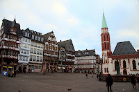 The town square in Frankfurt