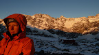 Sonnenaufgang; Mueller Hut Route, Tag 2.