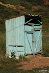 Colourful shed