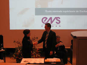 Honary Doctor at ENS, Cachan, 2007
