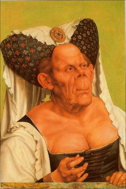 Une femme grotesque