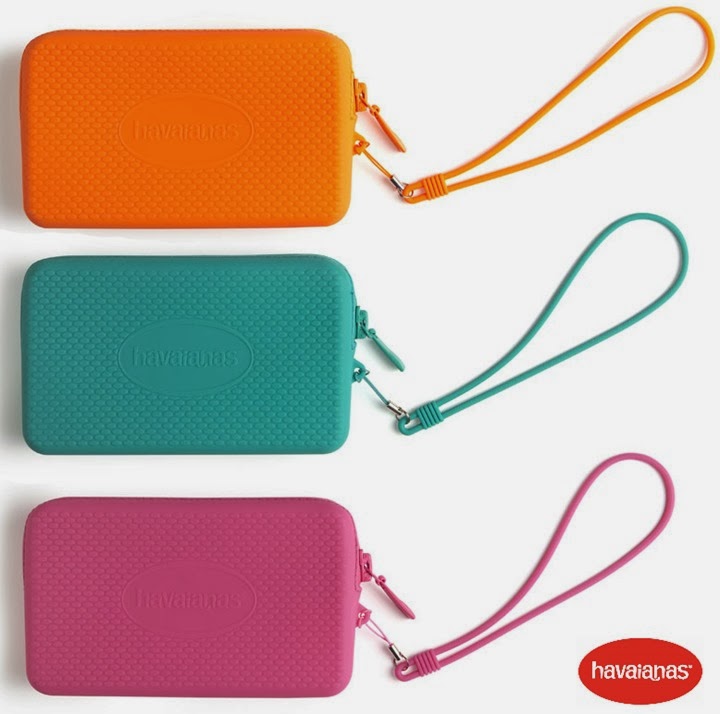 havaianas bolsa clutch mini bag borracha 