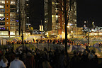 Crowds leaving the Closing Ceremony