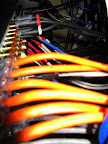 Behind the rack