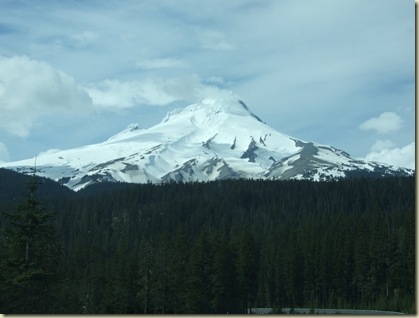 Getting closer to Mt Hood