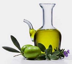 Oliera vetro trasparente con olive erbe Oliera vetro trasparente con olive erbe