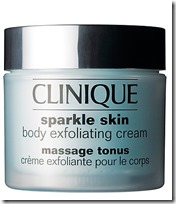 clinique Sparkle Skin Body Exfoliating Cream