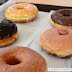 Delectable donuts at Go Nuts Donuts Abreeza (clockwise from top: Amazing Glaze Lite, Chocolate Frost Lite, Pastillas de Leche, Amazing Glaze, Boston Bavarian)