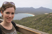 Mel overlooking Wineglass bay