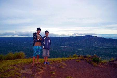 Floriel and Christian at the summit