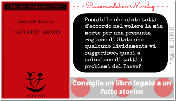 reccomendation monday scarabocchi di pensieri libro storico