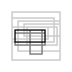 rectangle study 21, 2012, digital c-print (single edition), 40 x 40 in.