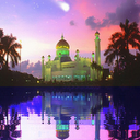 Mosque and Lake Live Wallpaper mobile app icon
