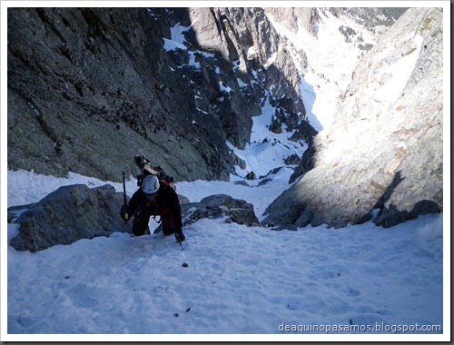 Corredor Gigolo 240m 65º IV (Cambre d'Aze 2750m, Cerdanya, Pirineos) (Isra) 8637 Corredor Gigolo 240m 65º IV (Cambre d'Aze 2750m, Cerdanya, Pirineos) (Isra) 8637