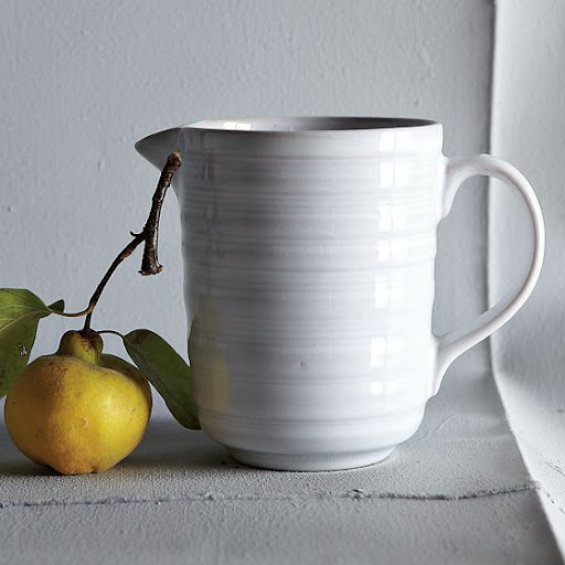 A large pitcher is great to have on hand for water, a mixed drink, or even a floral arrangement. (westelm.com)