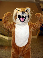 Our mascot celebrating another regional win