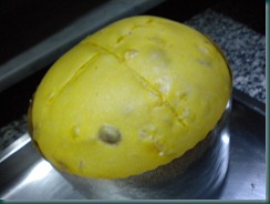 panettone crudo
