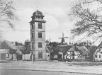 Markt um 1930(?). W. v. Rönn, aus: H. Siewert Rund um den Scharmbecker Marktplatz - damals. Verl. H. Saade, 1983.