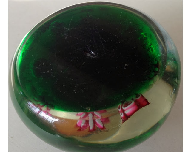 Stunning Large Antique Glass Paperweight eBay