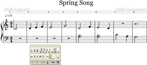 noteflight modelo piano