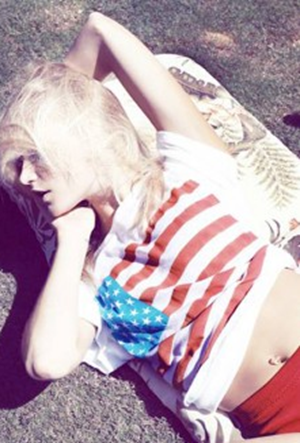 Wildfox-Couture-America-Unisex-Tee -Flag Wildfox-Couture-America-Unisex-Tee -Flag