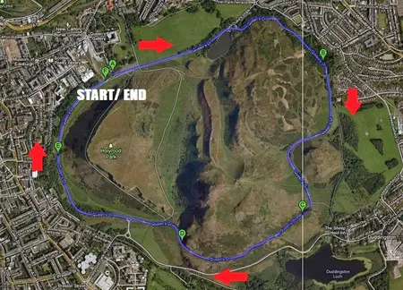 愛丁堡跑步路線