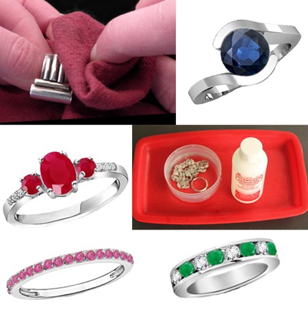 Platinum jewelry care