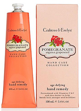 Crabtree & Evelyn Pomgranate, Argan & Grapeseed Age Defying Hand Remedy (100ml, $45)