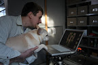 One little airbrush, and presto!  I'm fit for Dog Fancy magazine, or even Martha Stewart Living!