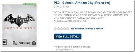 batman arkham city best buy listing