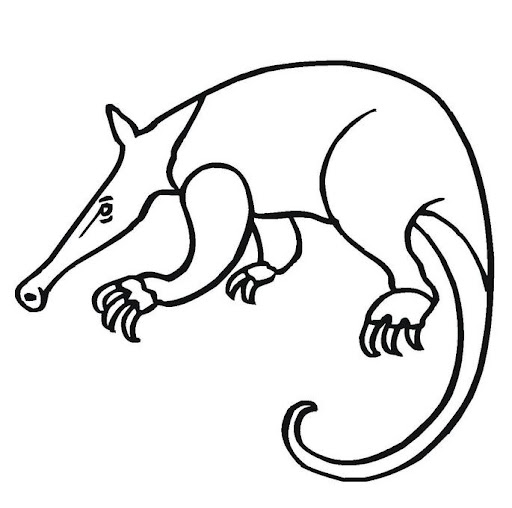 OSOS HORMIGUEROS DIBUJOS PARA COLOREAR – Dibujos para colorear