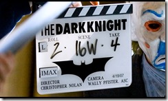 The Dark Knight Clapboard