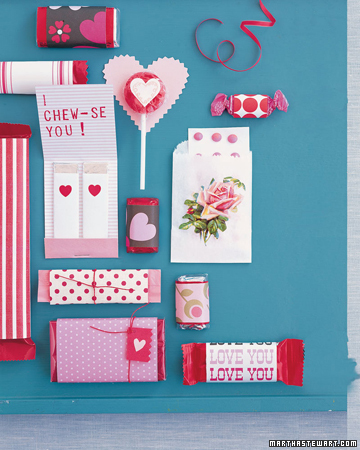 Store bought treats are more special when packaged in pretty patterned paper. Get the how-tos here: http://www.marthastewart.com/274841/valentines-day-crafts-for-kids/@center/276967/valentines-day#/222229