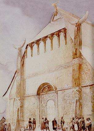 Hrothgar Hall Heorot, Asatru Gods And Heroes