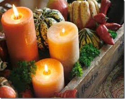candles thanksgiving