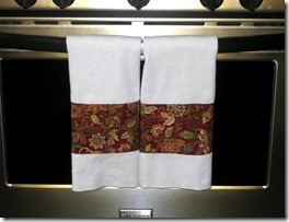 fabric dishcloths close up