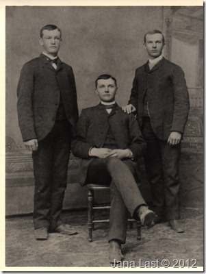 Rollin,Frank,Watson(Fred)Webster circa 1884