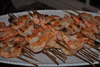 Shrimp from the barbie