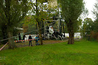 De kabelbaan op de open dag van Scouting @ Plaswijckpark De kabelbaan op de open dag van Scouting @ Plaswijckpark