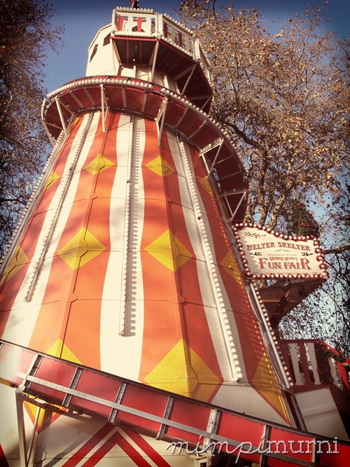 One of the old school wooden rides at Winter Wonderland, Hyde Park. One of the old school wooden rides at Winter Wonderland, Hyde Park.