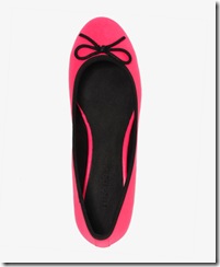Faux Leather Bow Ballet Flats Faux Leather Bow Ballet Flats