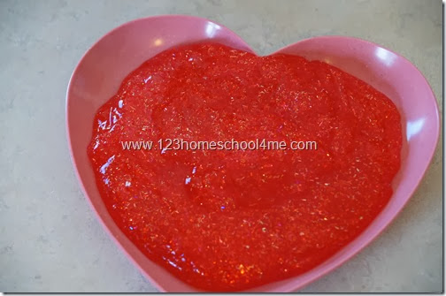 Red Hot Slime Recipe Vlaentine's day Kids Activity Red Hot Slime Recipe Vlaentine's day Kids Activity