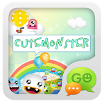 GO SMS Pro CuteMonster ThemeEX Apk