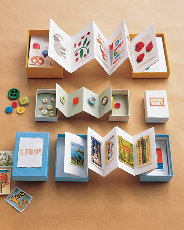 Create this simple and fun way to store collections. The collecting and putting together the treasure chest will keep your kids busy for hours. http://www.marthastewart.com/photogallery/kids-art-projects