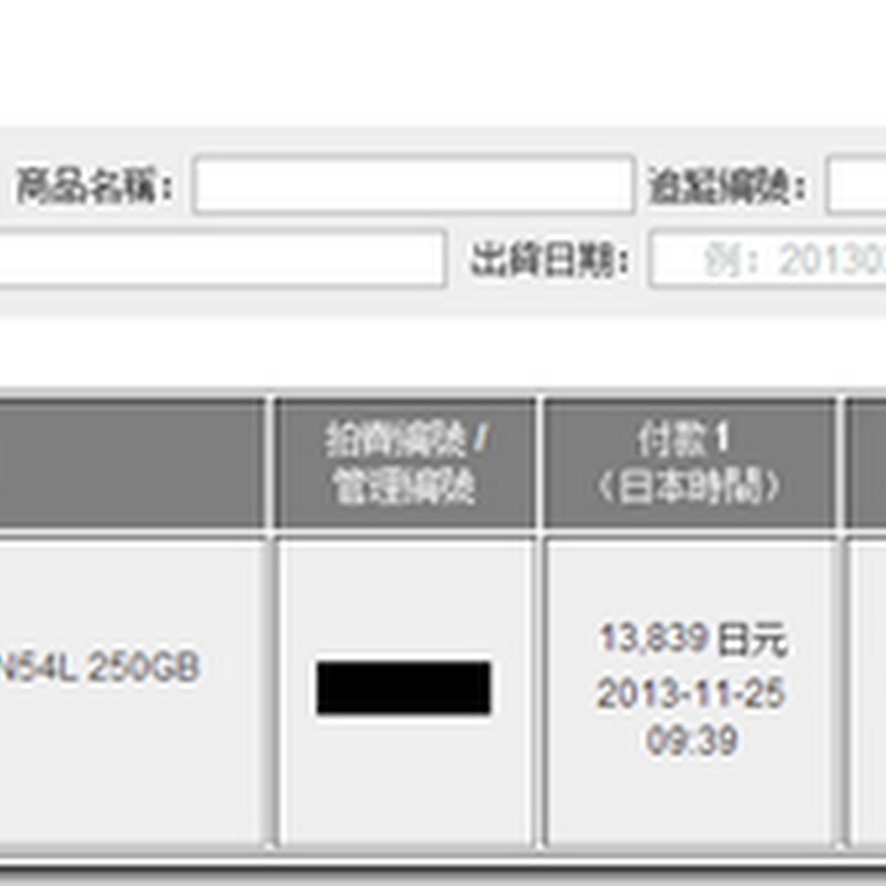 來自日本的HP ProLiant Microserver N54L 250GB?!