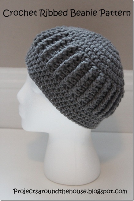 crochet ribbed beanie pattern crochet ribbed beanie pattern