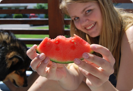 Bienna og vannmelon 003
