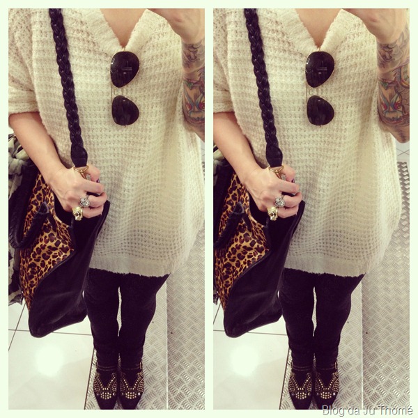 look com legging, blusão de lã e botinha com tachas (1) look com legging, blusão de lã e botinha com tachas (1)