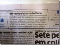 BM reduz efetivo na Golfinho - www.rsnoticias.net