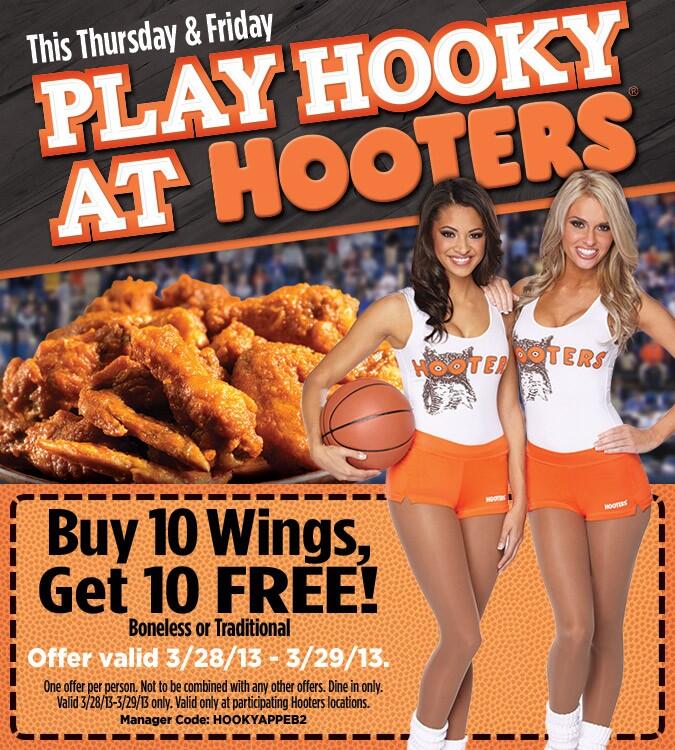 Rockville Nights BUY 10 WINGS AT HOOTERS OF ROCKVILLE TODAY OR FRIDAY